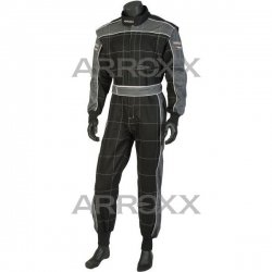 Arroxx Coverall In Cotton, Xbase, Negro-And-Grey -