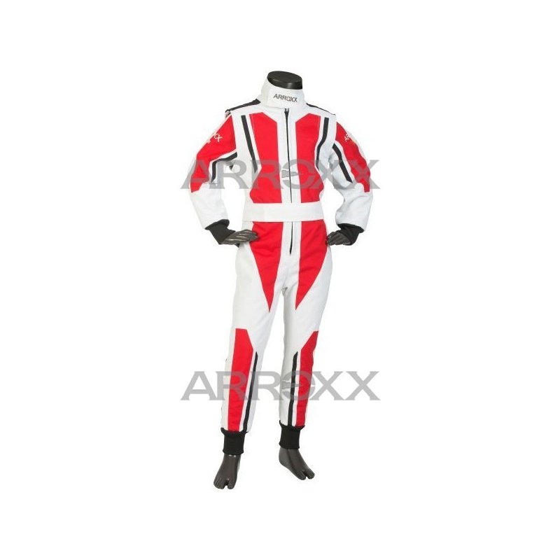 Arroxx An Overall Level 2 For Xbase Junior-White-And-Verme