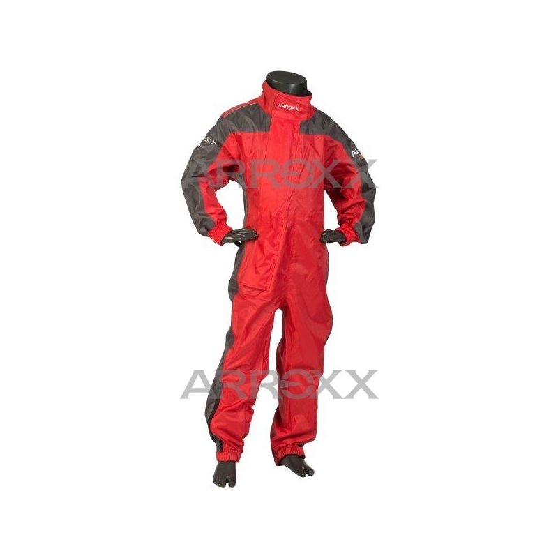 Tuta pioggia Arroxx Xpro Junior rosso-grigio
