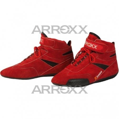 Rood Suede Leather Arroxx Schoenen Xbase