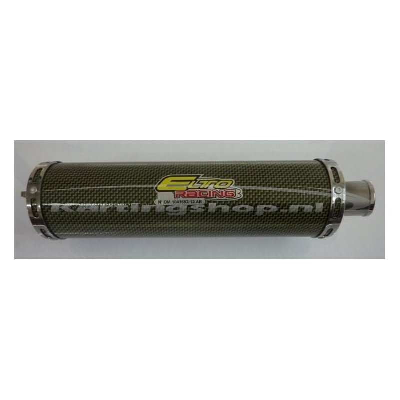 TM KZ10B Muffler ELTO Carbon | Kart Gear Shop