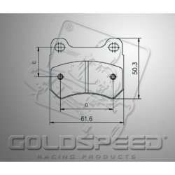 Sets pastillas de freno para PCR, oro velocidad Racing-524