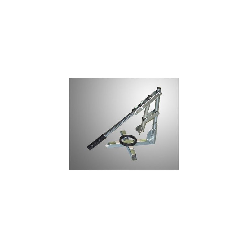 Däckpress med fälgskydd