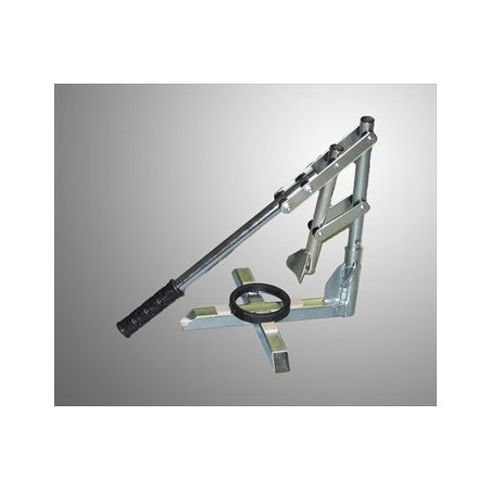 Däckpress med fälgskydd