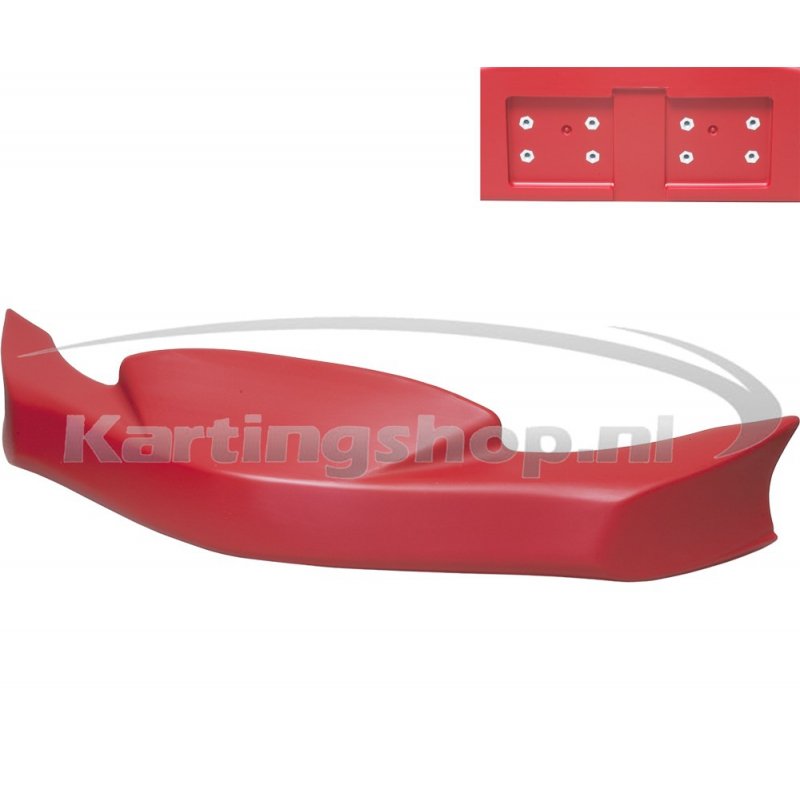 Bumper spoiler KG MK14 CIK/20 Rojo
