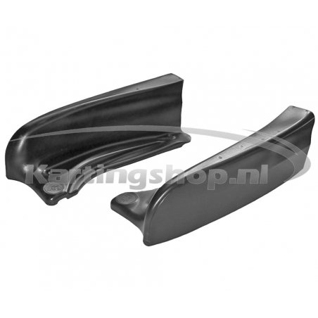 Sidepod KG CIK Stilo/20 negro derecha