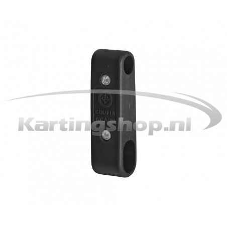 Plastick support front bumper spoiler Black CIK/20