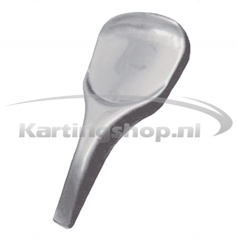 Front spoiler Puffo KG Silver | Kart Gear Shop