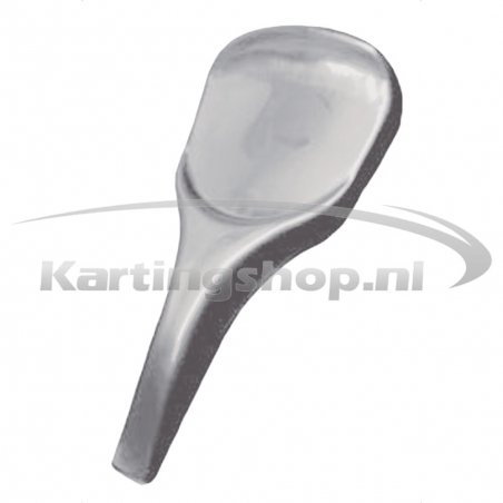 Front spoiler Puffo KG Silver | Kart Gear Shop