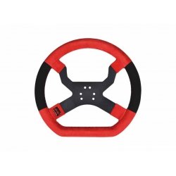 AIM Mychron 5 steering Wheel Red Black 6 Holes