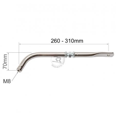 Cuscinetto di supporto 260-310 mm regolabile motorkant RR