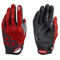 Sparco Meca III luvas Vermelho