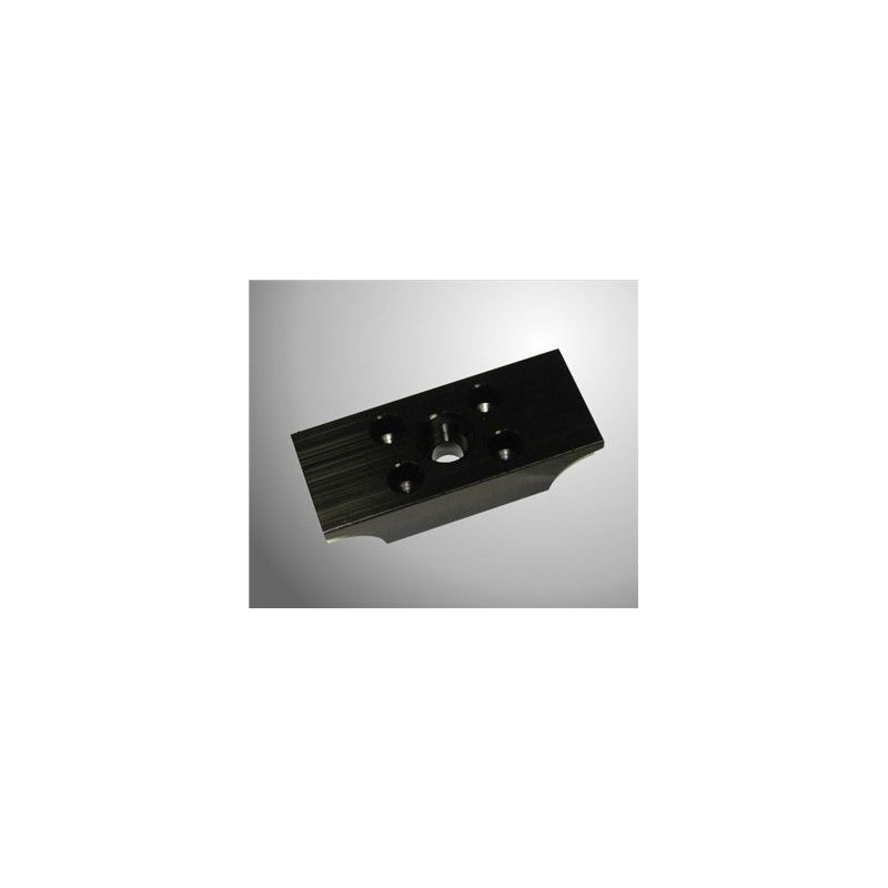 Motorstützclip 32mm Schwarzes Aluminium