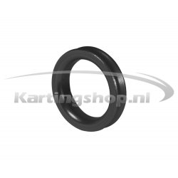 Spacer för 17mm Påbörjad Svart 5mm