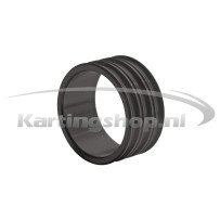 Afstandring voor 25mm Fusee Zwart 15mm