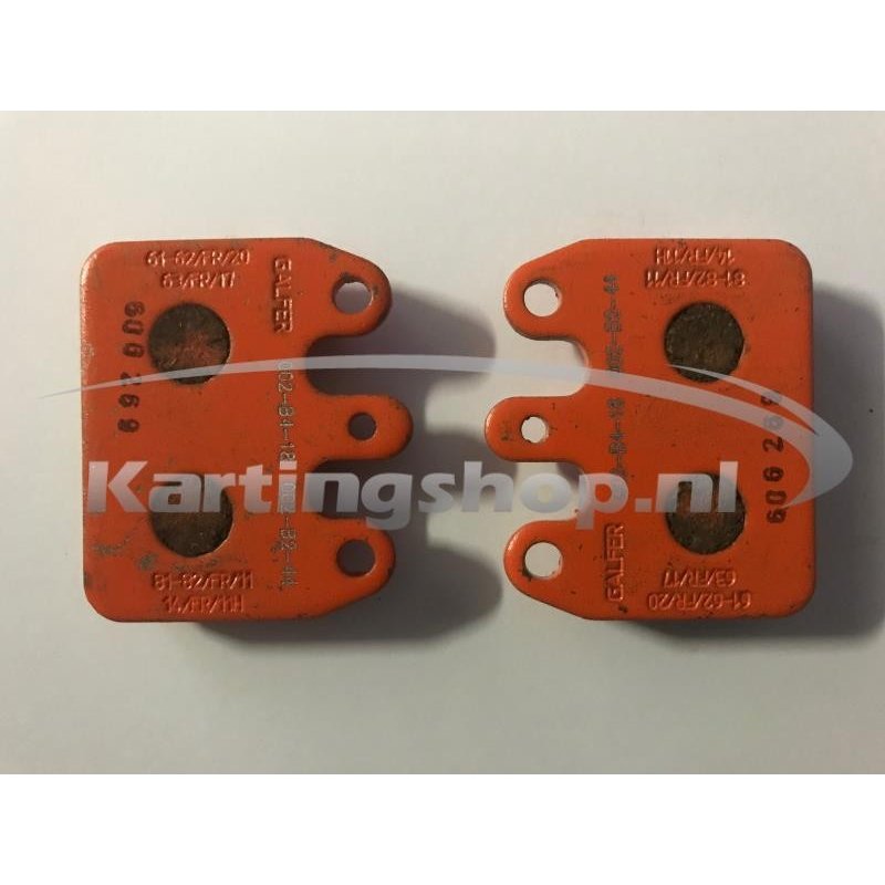 CRG VEN11 Satz Bremsbeläge hinten Orange