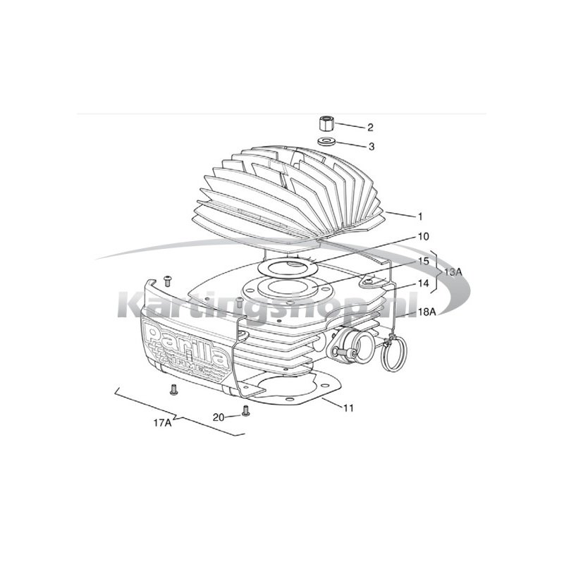 Iame Mini Swift 60 cc an Cylinder Complete