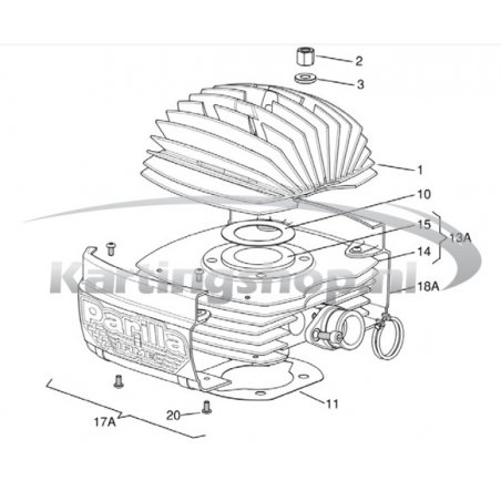 Iame Mini Swift 60cc Cilinder Compleet