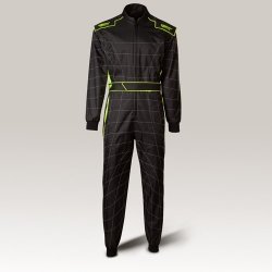 Speed Cordura Atlanta CS-1 Overall Zwart-Neon Geel