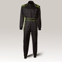 Speed Cordura Atlanta CS-1 Overall Zwart-Neon Geel