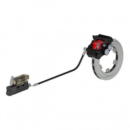 RR Speed EVO2 Achterremsysteem, Zwart
