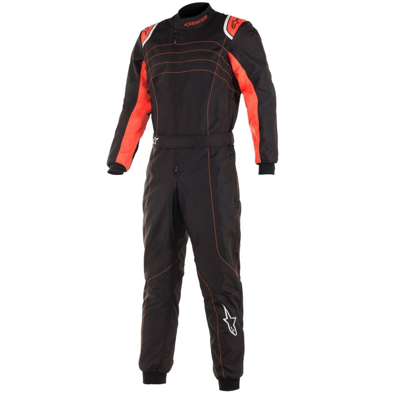 Alpinestars KMX-9 V2 General Kart Negro-Rojo Fluo