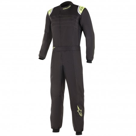 Alpinestars KMX-9 V2 Kart Overall Zwart-Fluo Geel