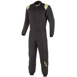 Alpinestars KMX-9 V2 Bambini Kart Generale Nero-Giallo Fluo