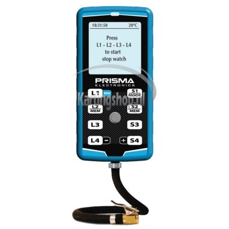 Hiprema 4 digital bandenspanningmeter + stopwatch